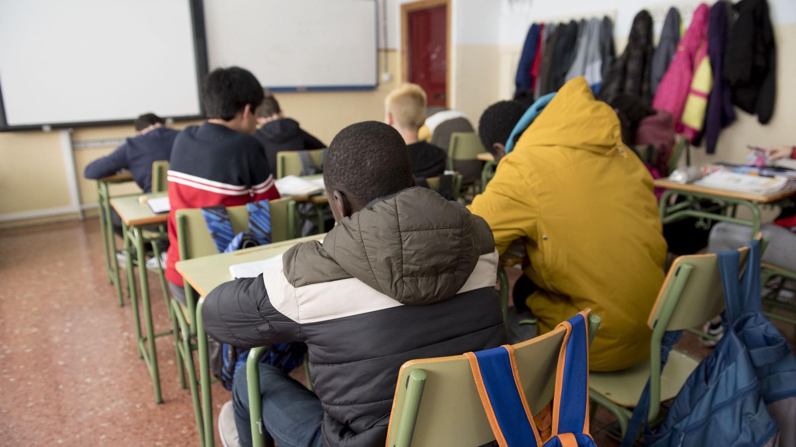 Clase de primero de ESO.