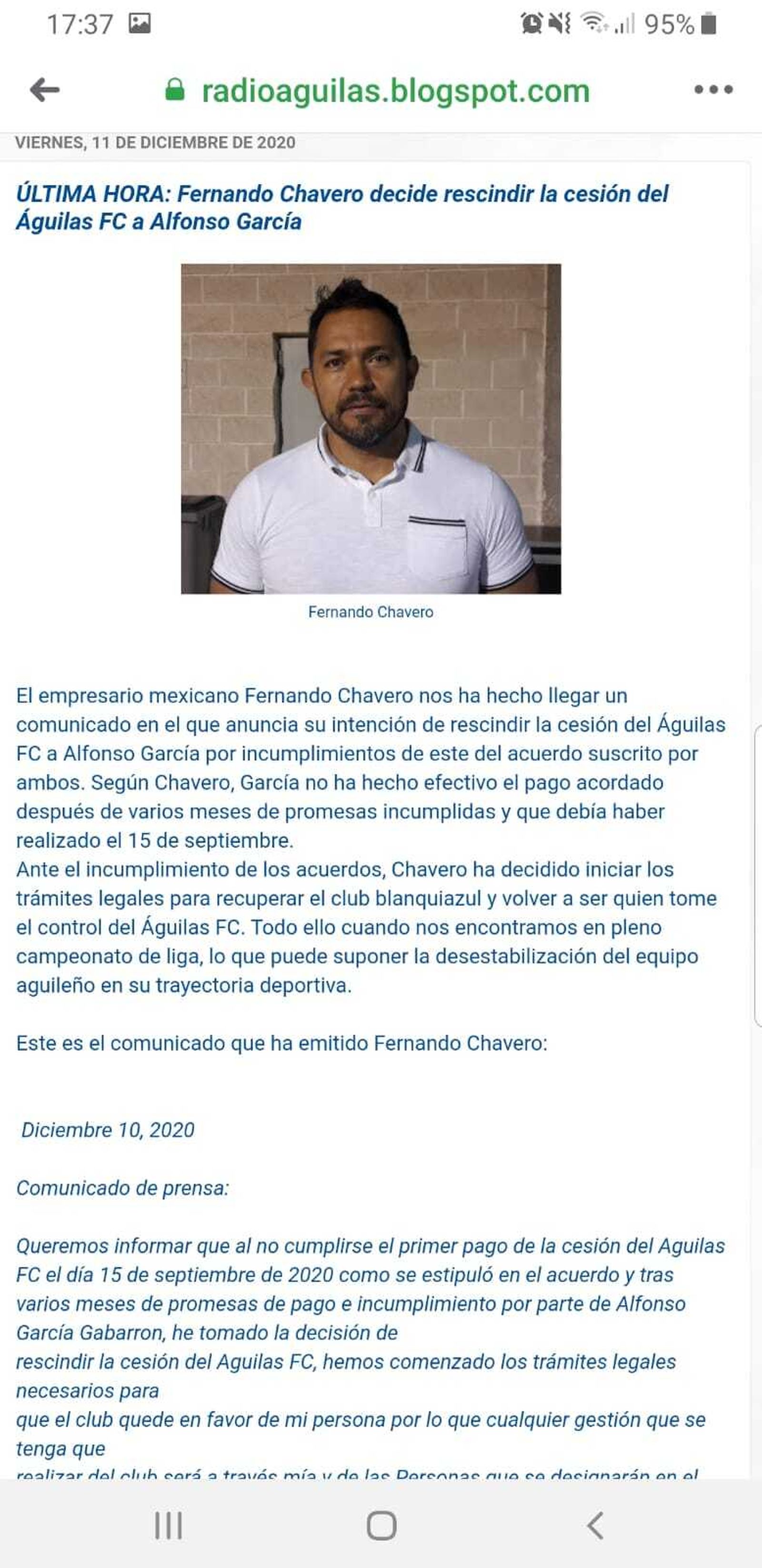 Noticia de Radio Águilas