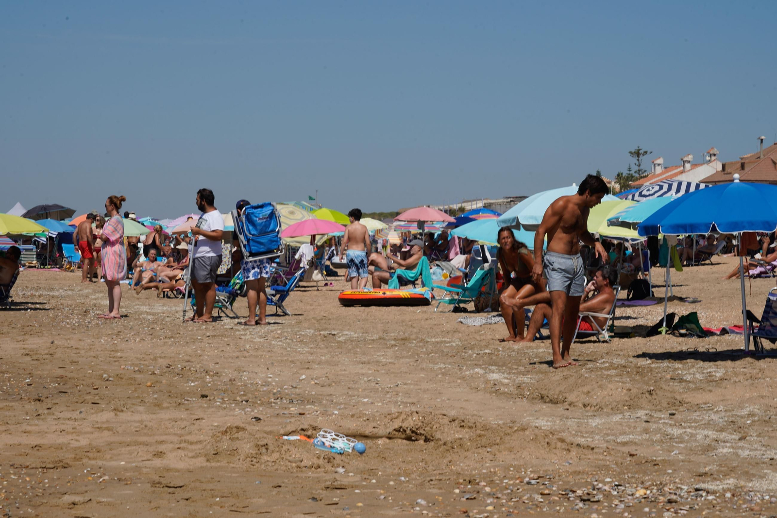 Imágenes de las playas de Huelva el sábado 17 de agosto