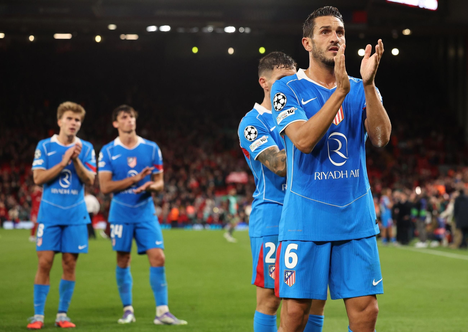 Las fotos del Liverpool - Atlético de Madrid