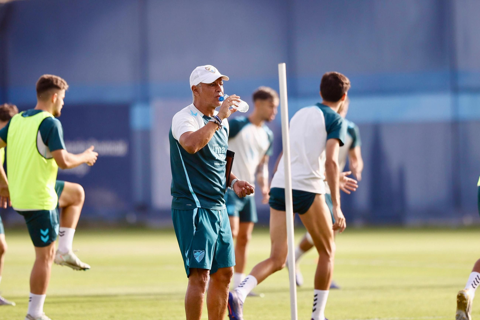 Haitam Abaida, "el mejor fichaje del Málaga", se entrena con el grupo