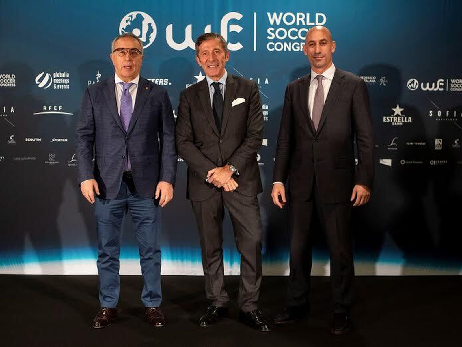 En el centro, Jesús Álvarez, presentador de la gala