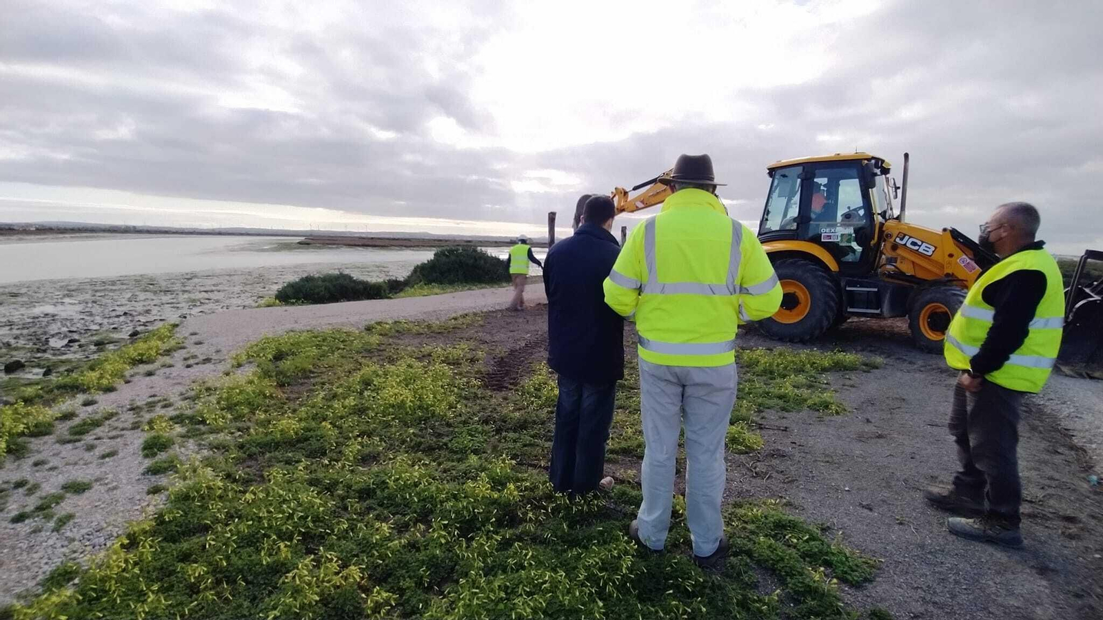 Así es el nuevo sendero que une San Fernando y Chiclana