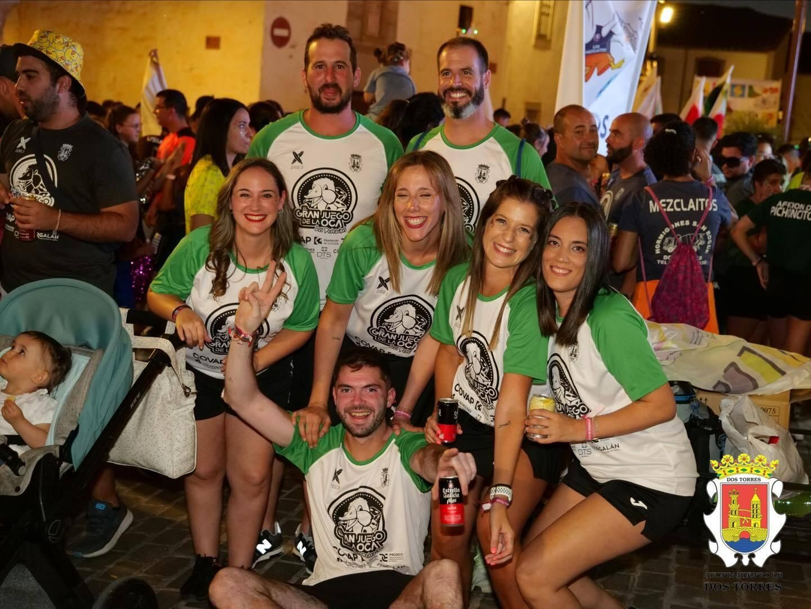 La inauguración del Gran Juego de la Oca de Dos Torres, en imágenes