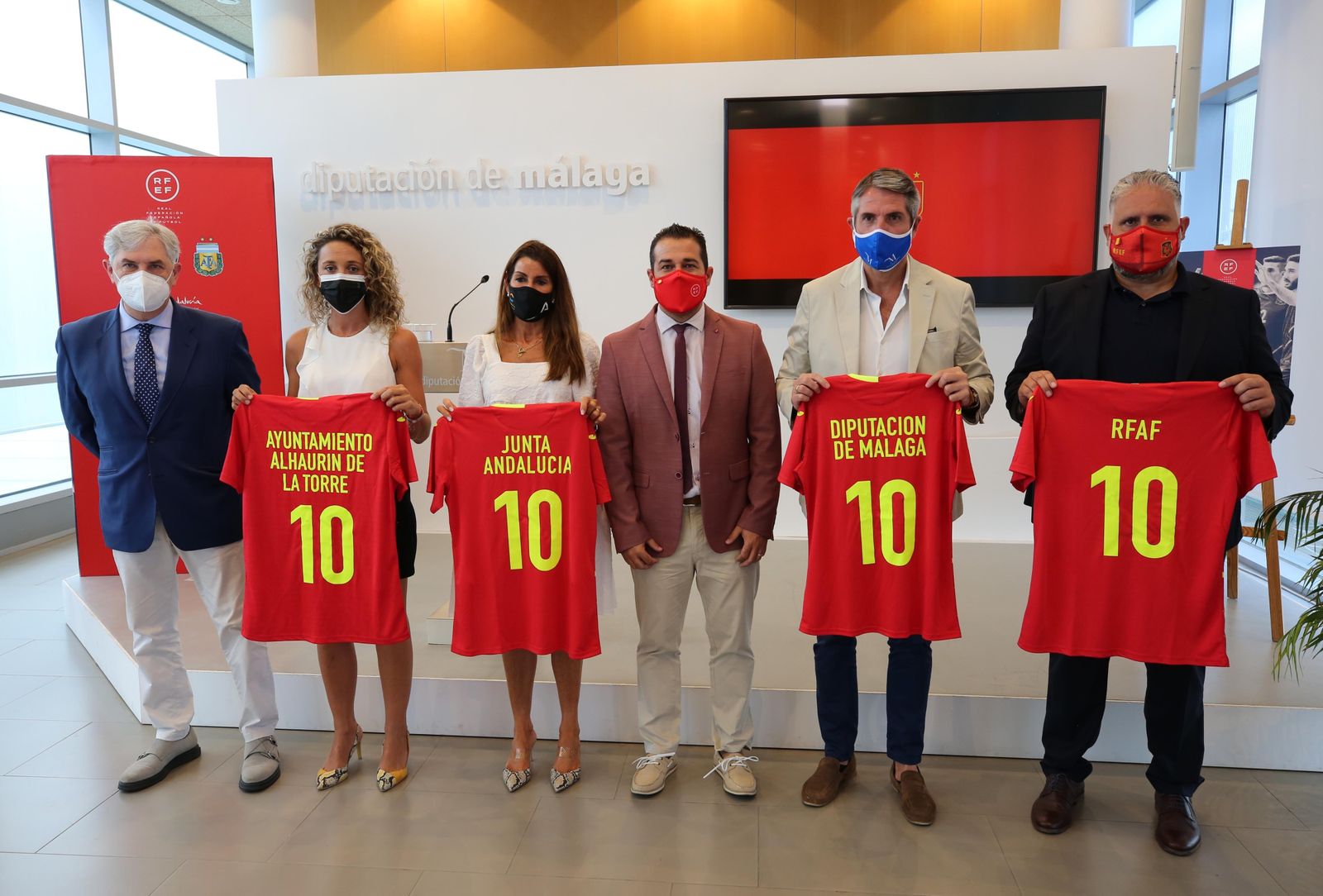 El acto de presentación del torneo en Alhaurín de la Torre.