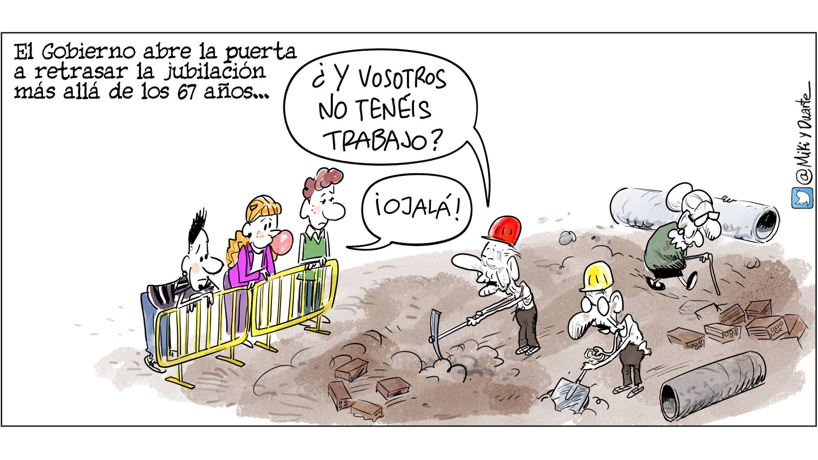 Paro juvenil y retraso de la jubilación