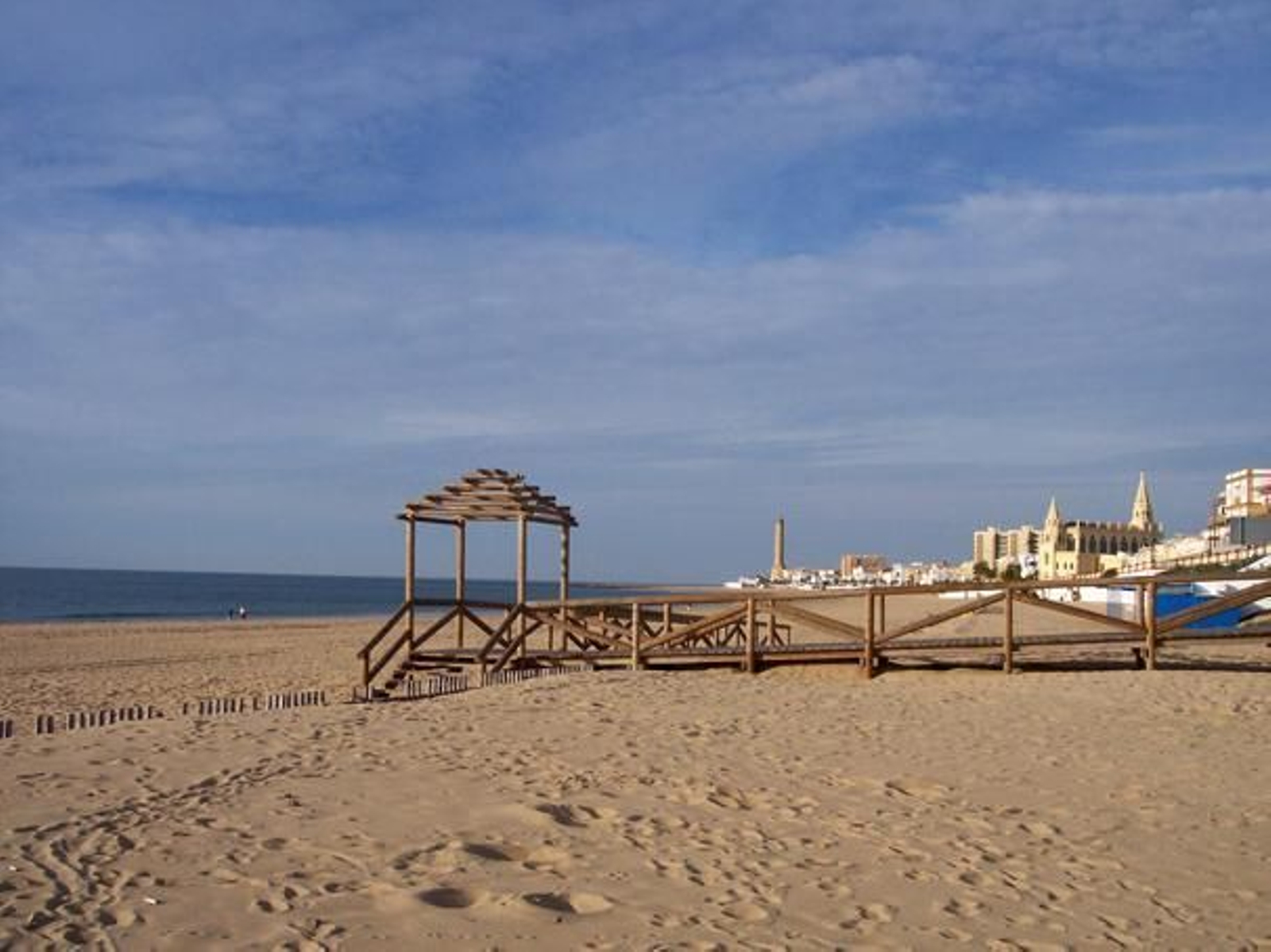 Playa Camarón, en Chipiona