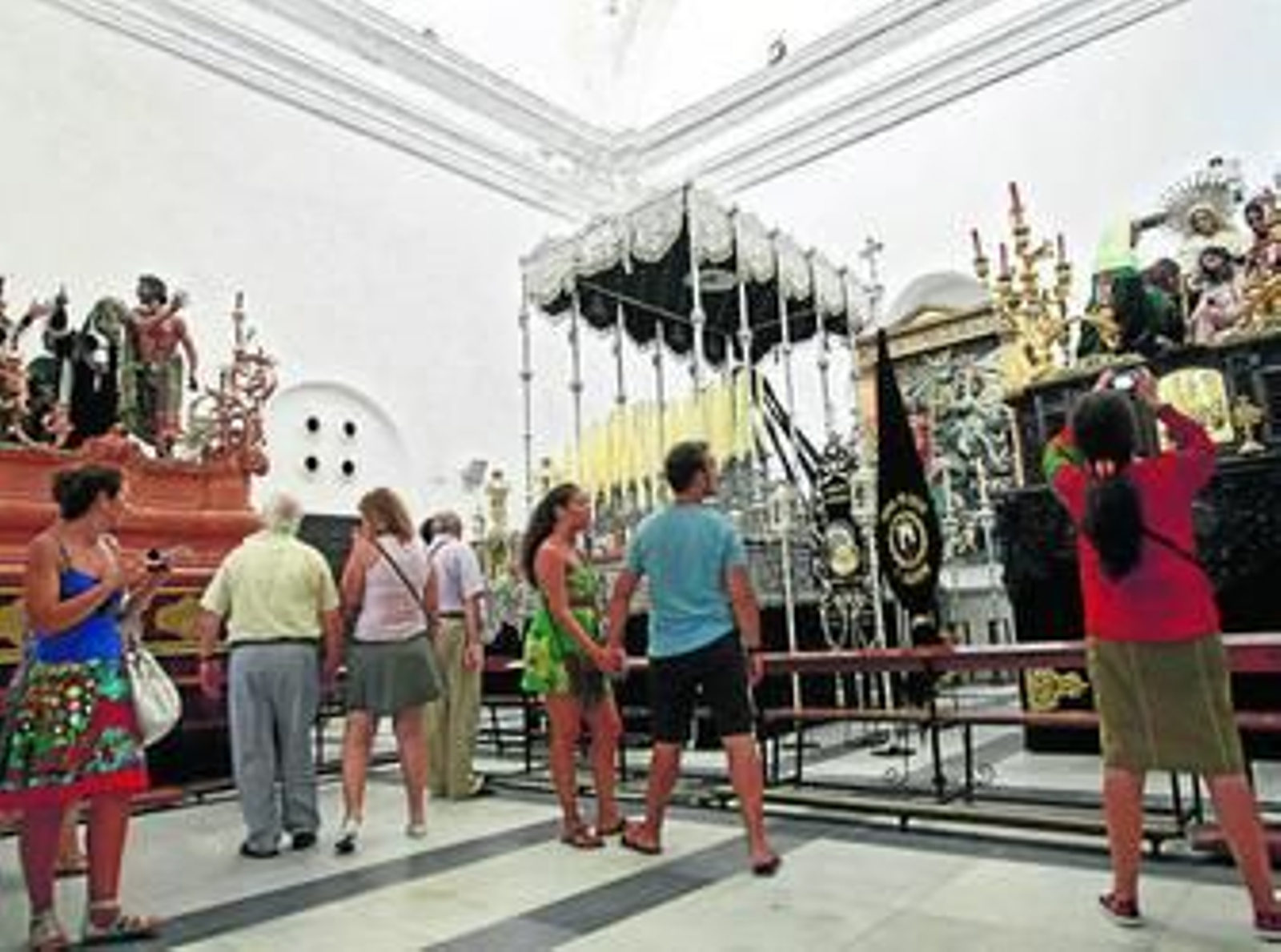 El torreón de Santa Cruz, en la víspera del vía crucis diocesano.