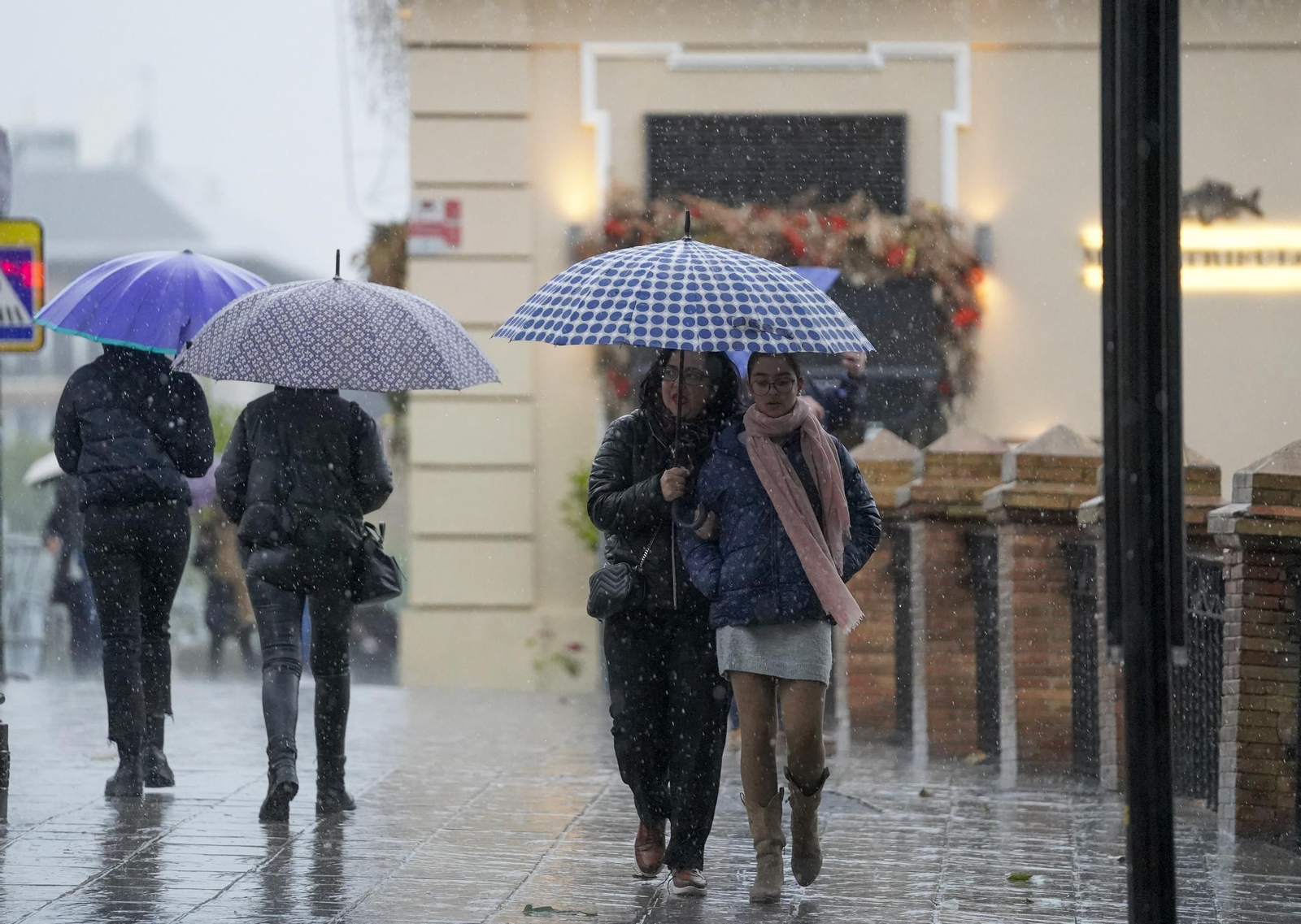 Viernes de lluvia intensa en Sevilla