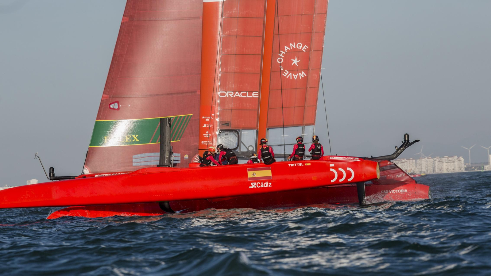 Las imágenes de la primera jornada de la SailGP en Cádiz