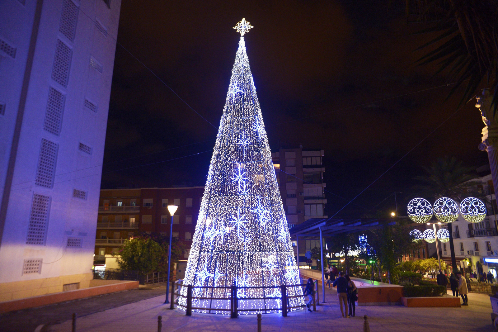Fotos del alhumbrado navideño de Algeciras