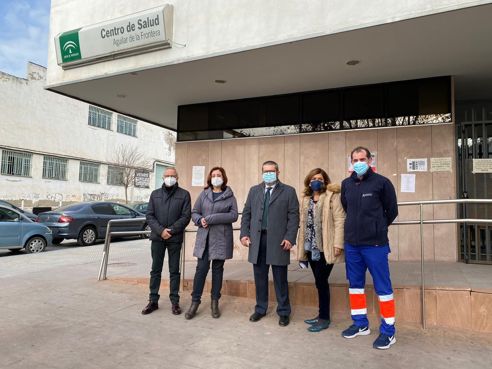 Visita al centro de salud de Aguilar de la Frontera. Visita al centro de salud de Aguilar de la Frontera.