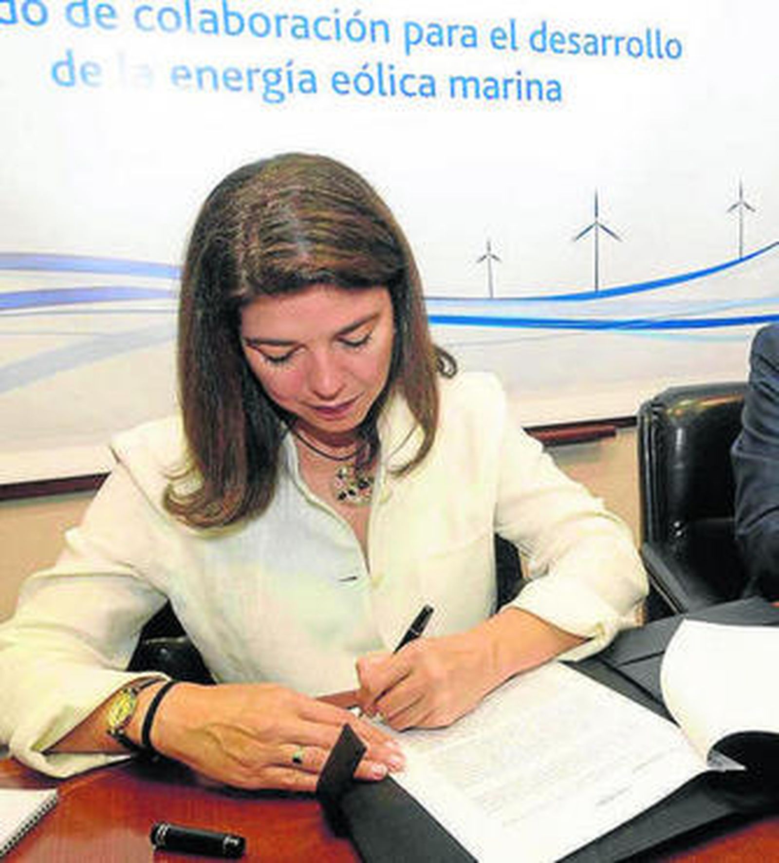 La responsable de Acciona Energía, Carmen Becerril, en julio de 2011.