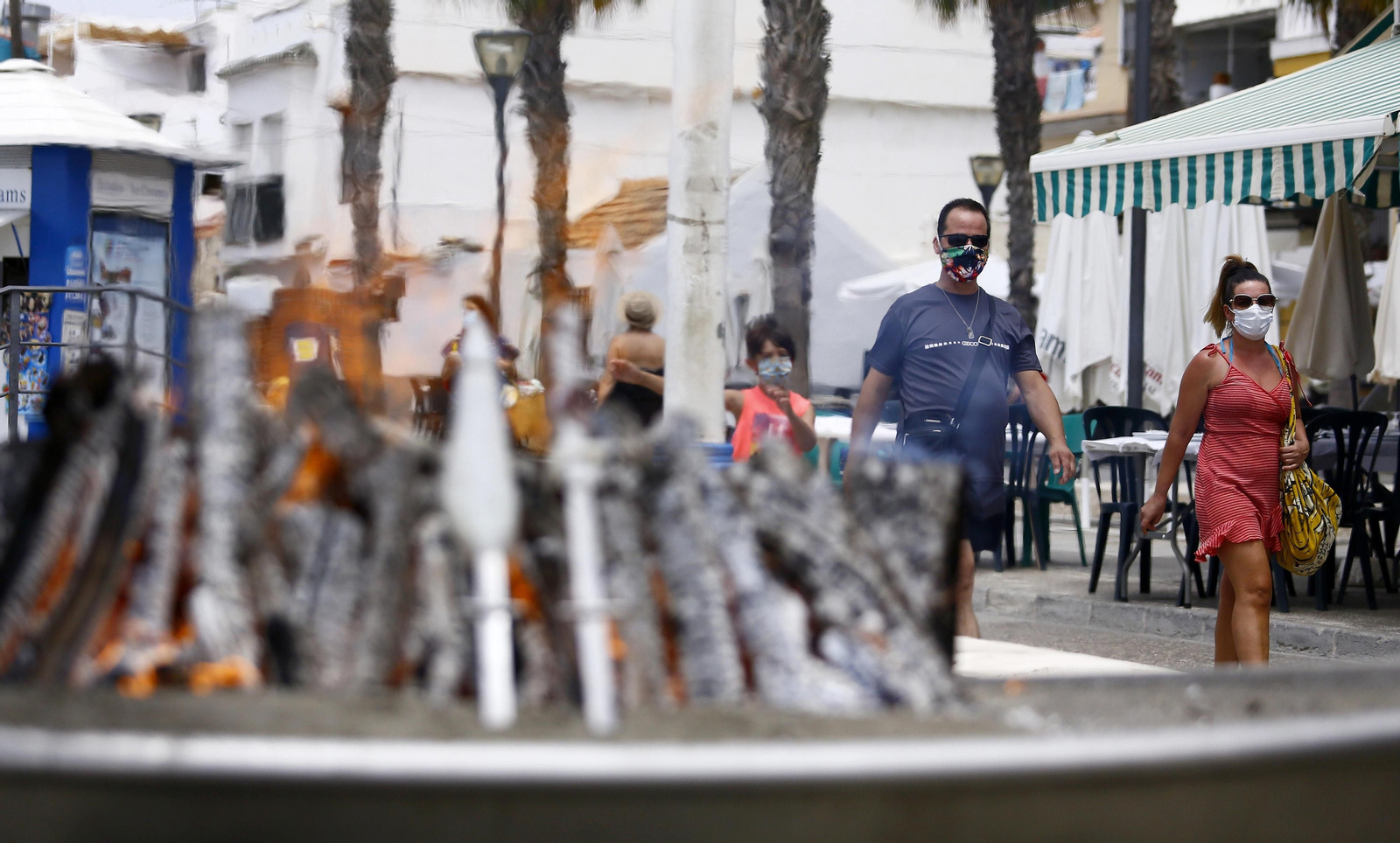 La playa de Pedregalejo.