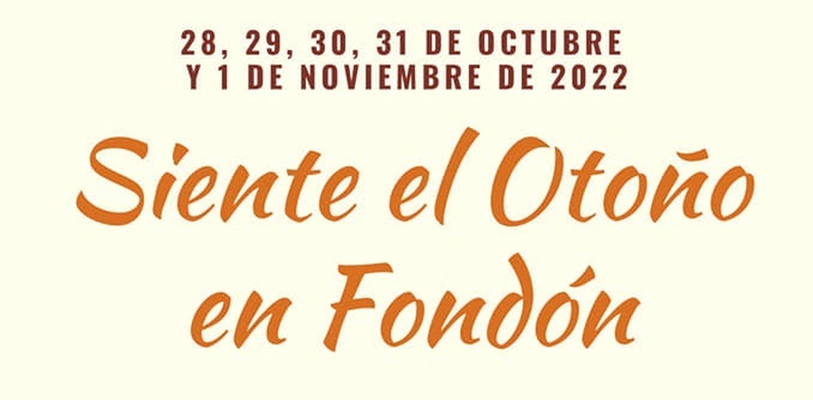Siente el otoño en Fondón