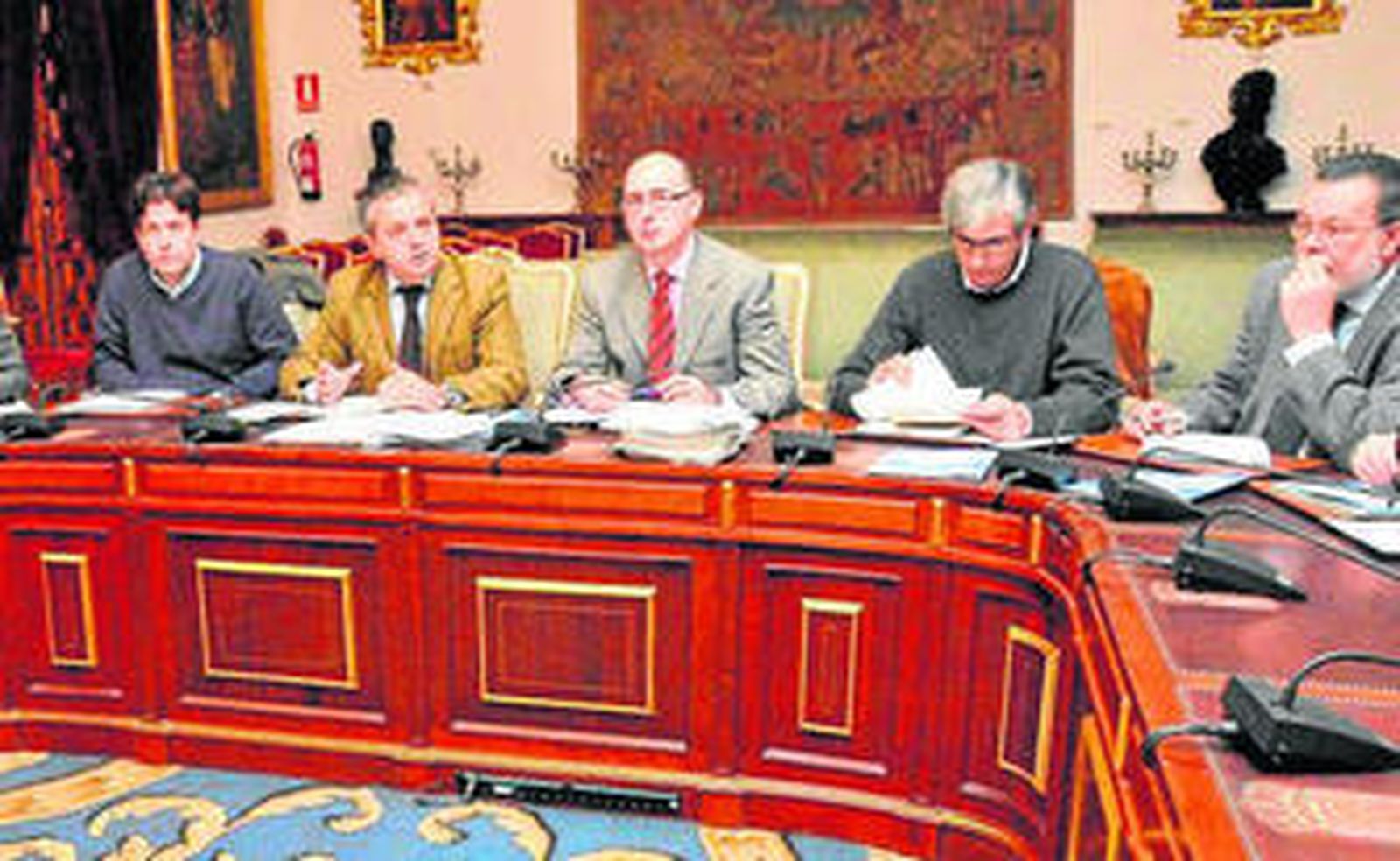 Reunión de uno de los consejos de administración.