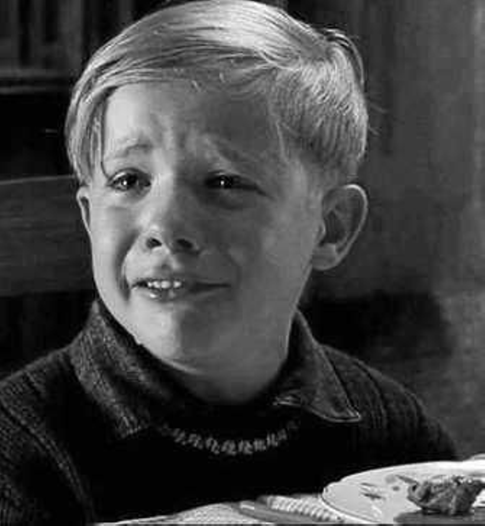 El niño Jakob Salvati, en el filme.