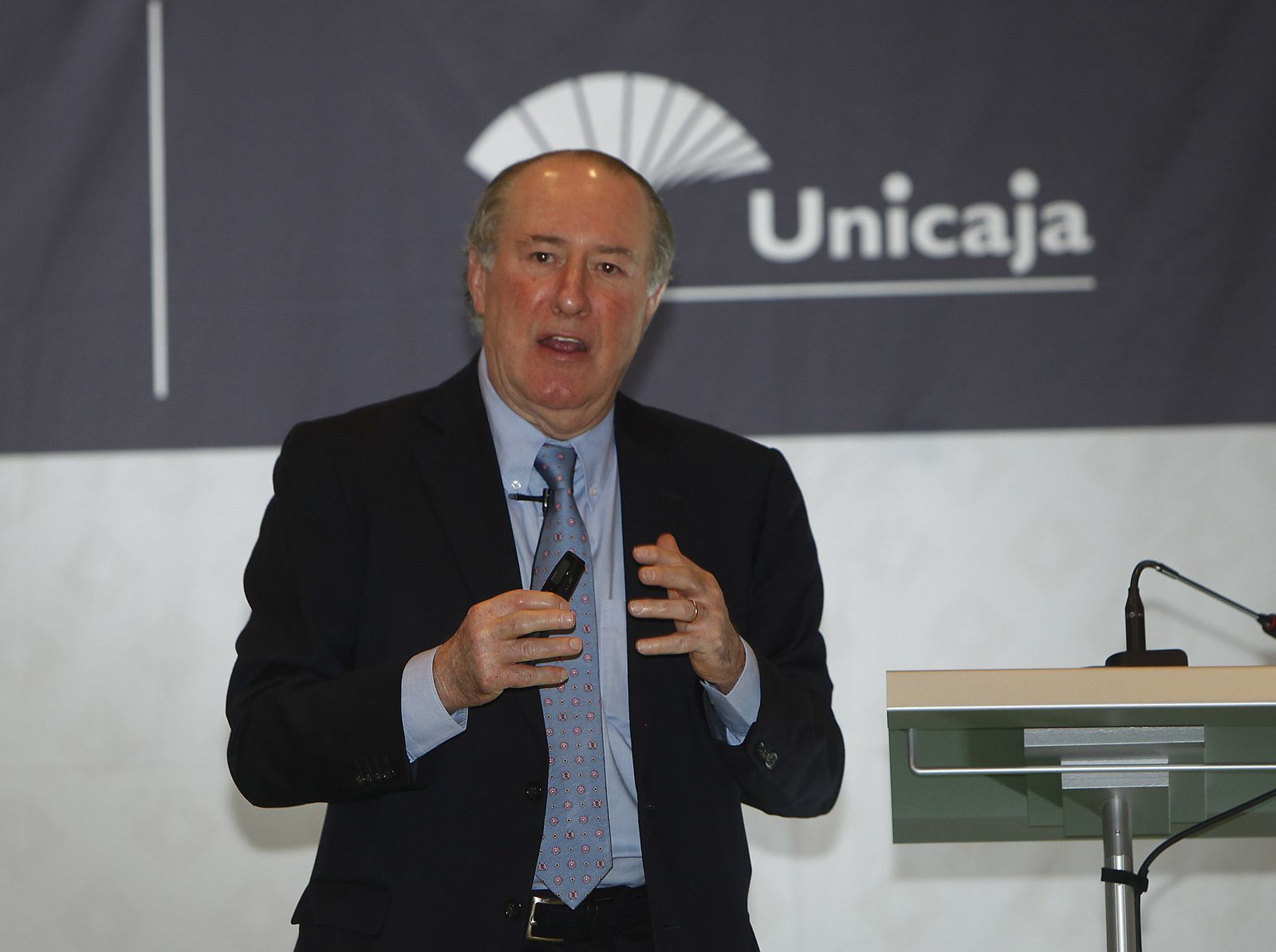 José María Gay de Liébana, ayer, durante la jornada organizada por Unicaja en el Hotel Al-Ándalus Palace de Sevilla.