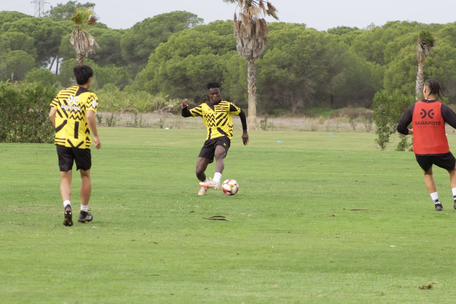 Entrenamiento del San Roque de Lepe.
