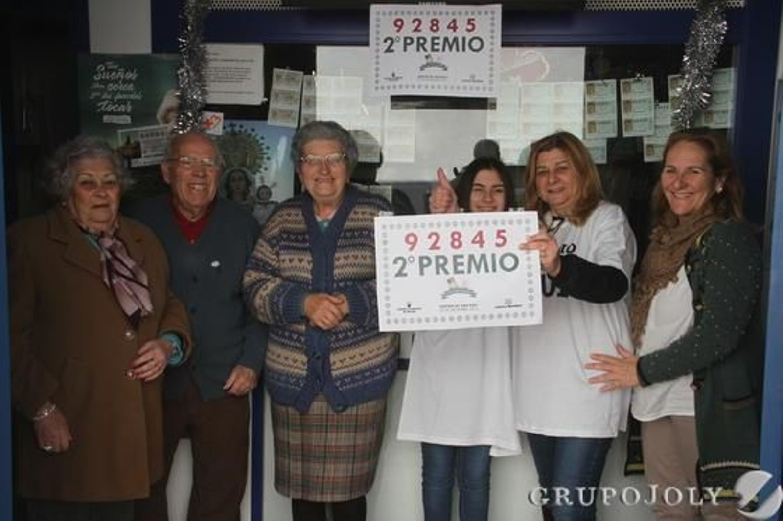 Un segundo premio se vendió en El Puerto. 

Foto: Andrés Mora