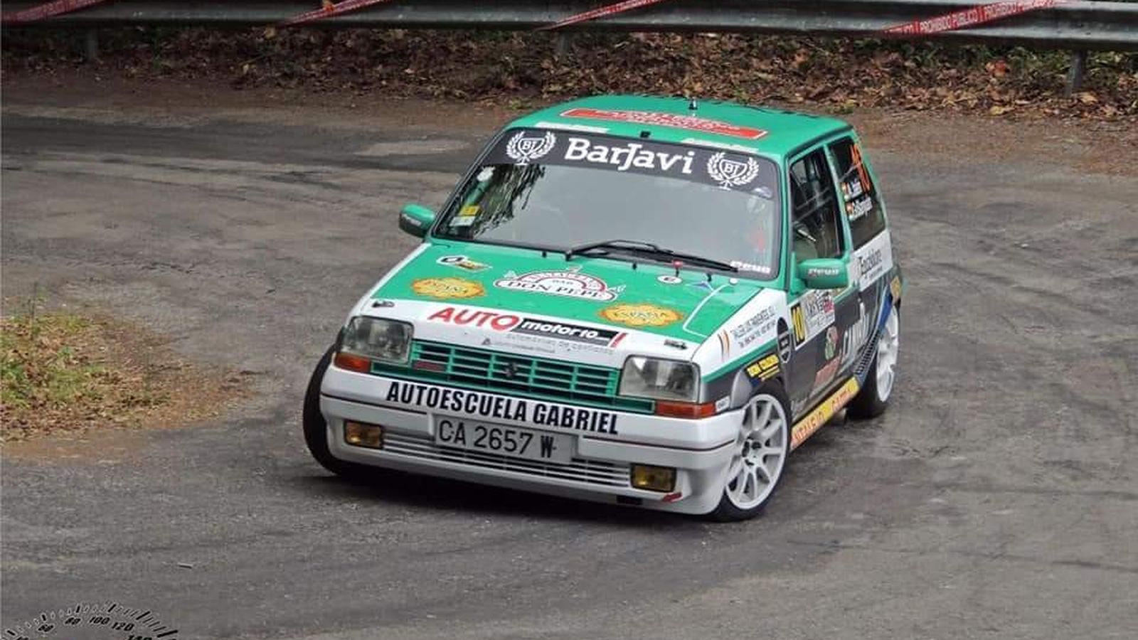 El Renault 5 GT Turbo de Amador Jaén.