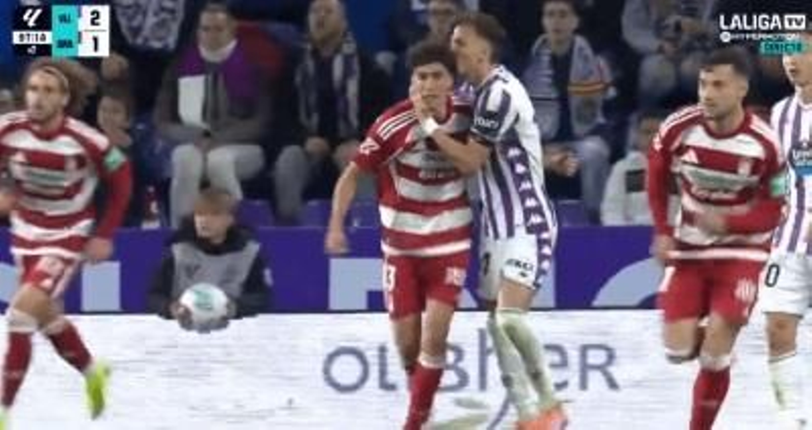 Iván Alejo, en la polémica acción con Diego Hormigo