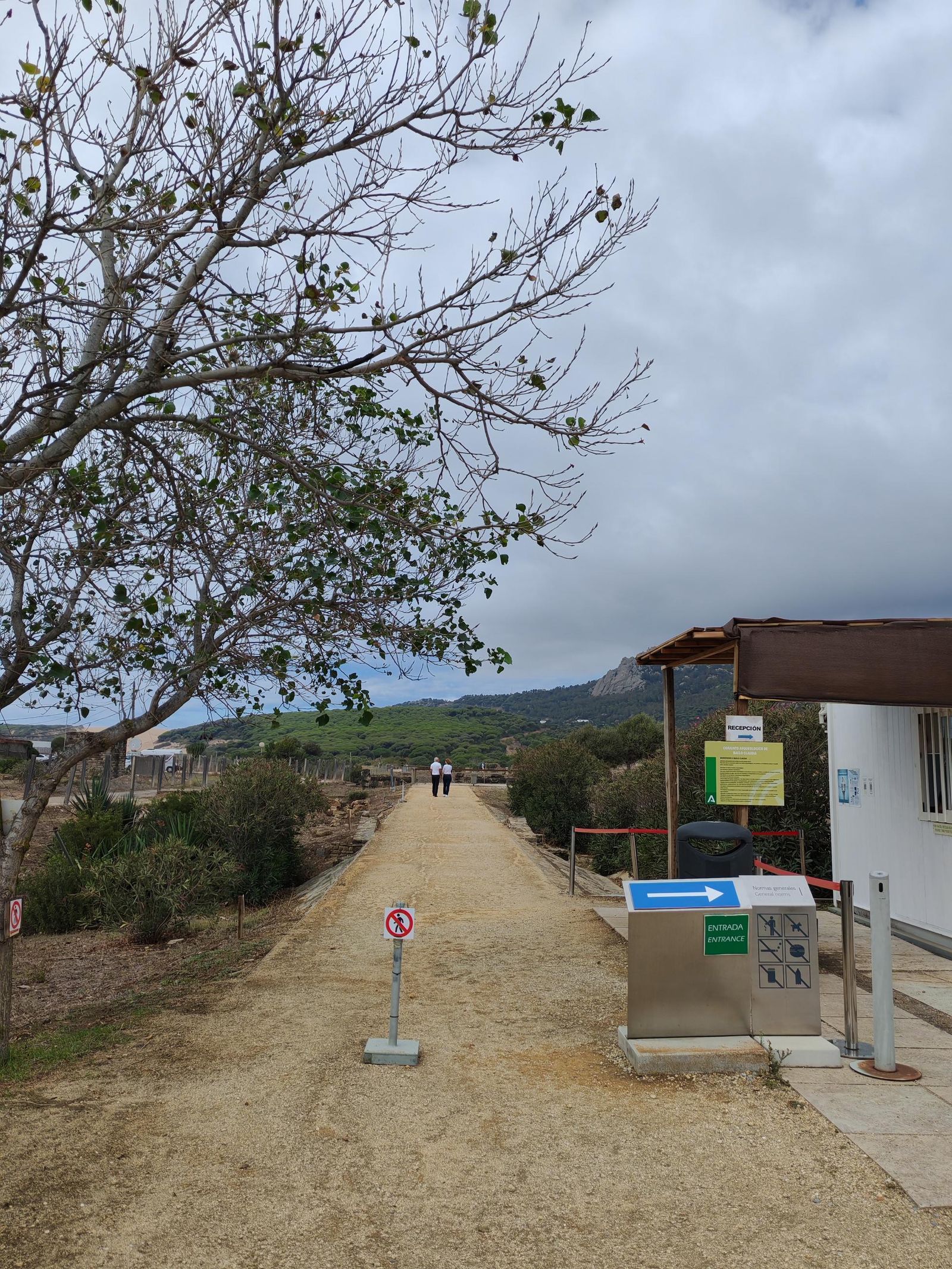 Llegada a Baelo Claudia.