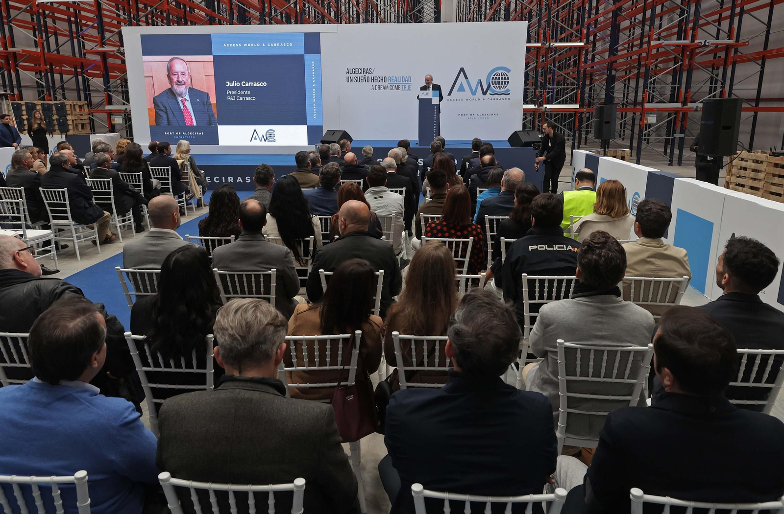 Fotos de la inauguración de Access World Carrasco en el puerto de Algeciras