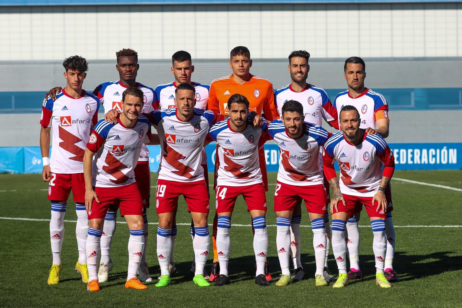 El último once inicial del Rayo Majadahonda.