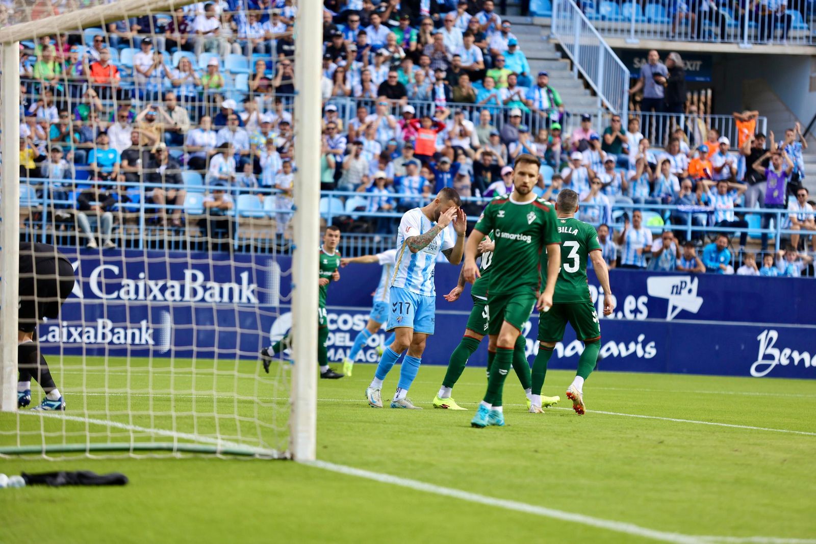 El Málaga CF - Eibar, en fotos