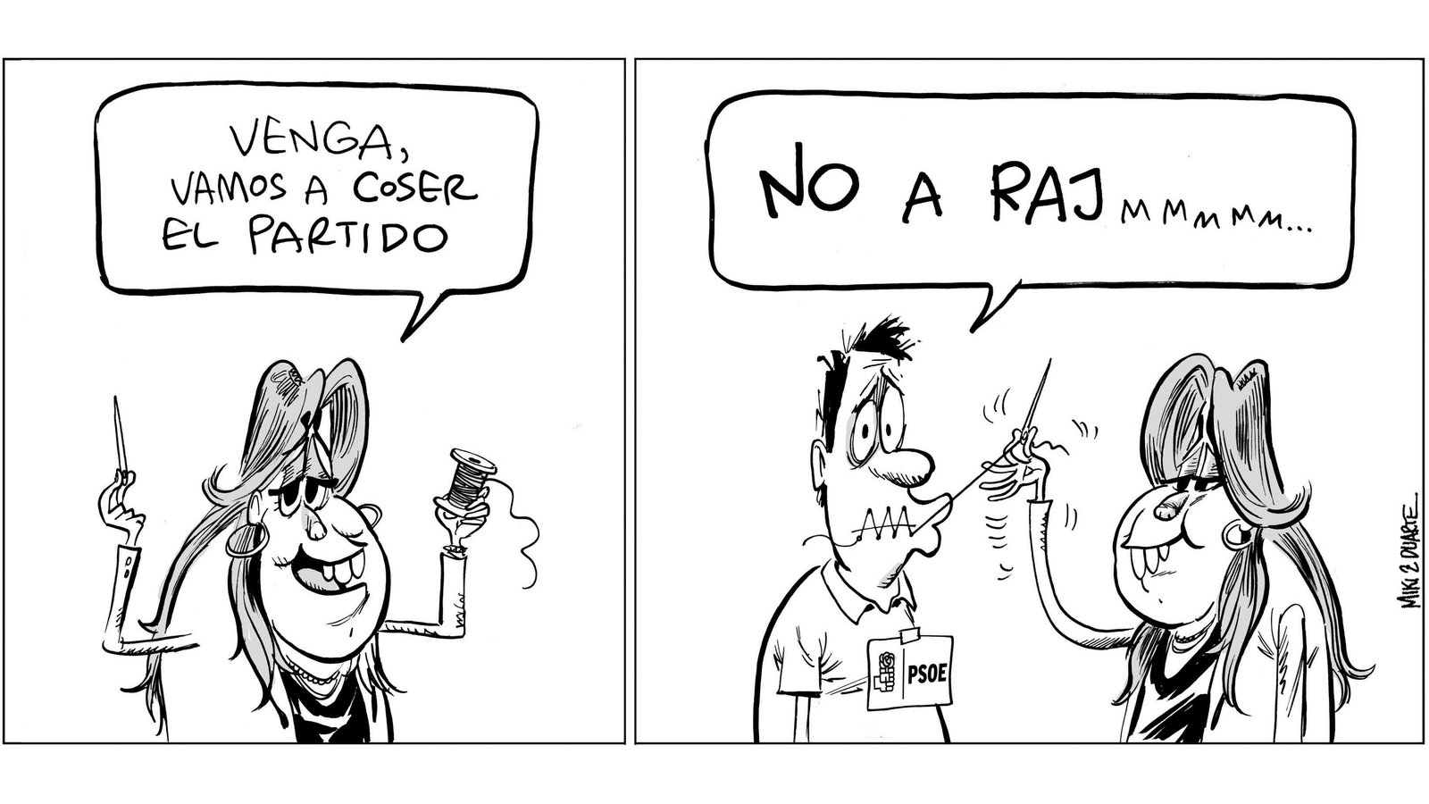 Susana Díaz, cronología viñeta a viñeta