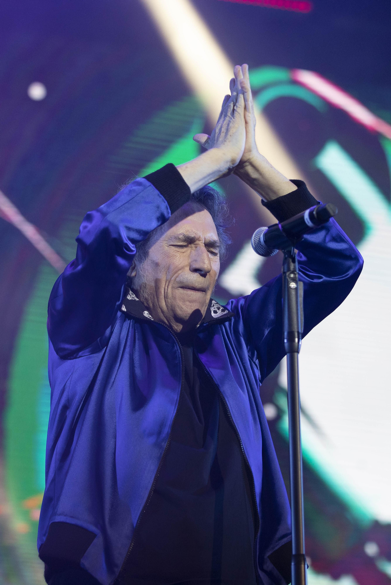 Las mejores imágenes del granadino Miguel Ríos que volvió a ser profeta en su tierra