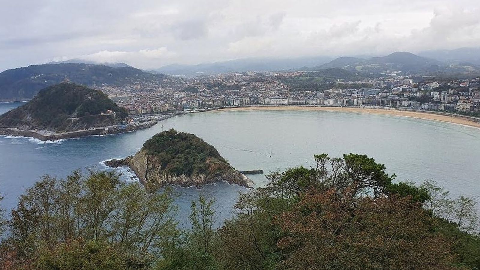 Playa de la Concha en San Sebastián