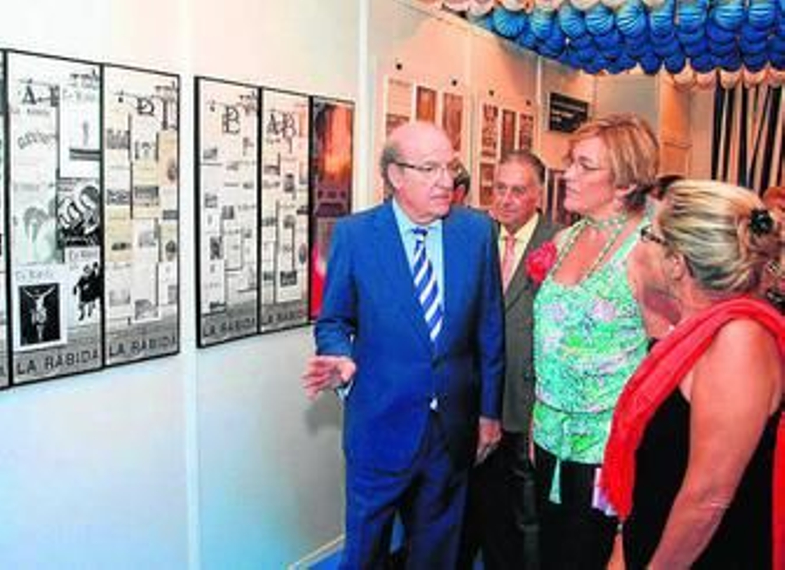 Parte de la muestra, que fue inaugurada en la noche de ayer.