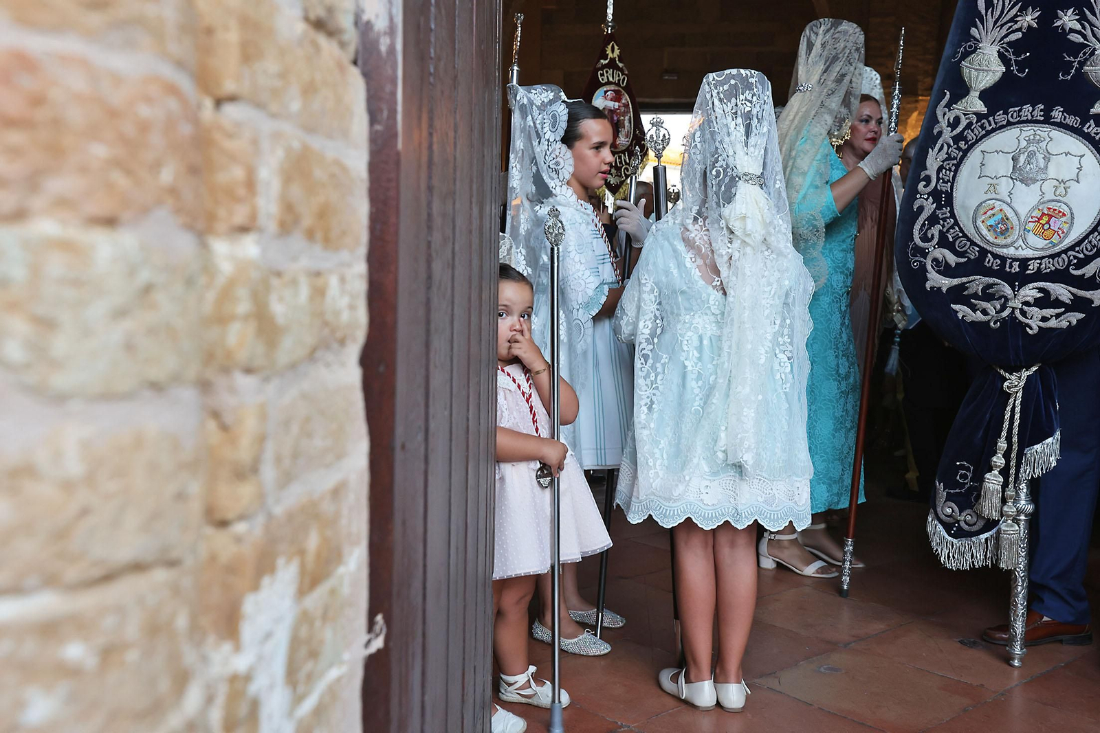 Imágenes de la procesión de Nuestra Señora de los Milagros en Palos de la Frontera Imágenes de la procesión de Nuestra Señora de los Milagros en Palos de la Frontera