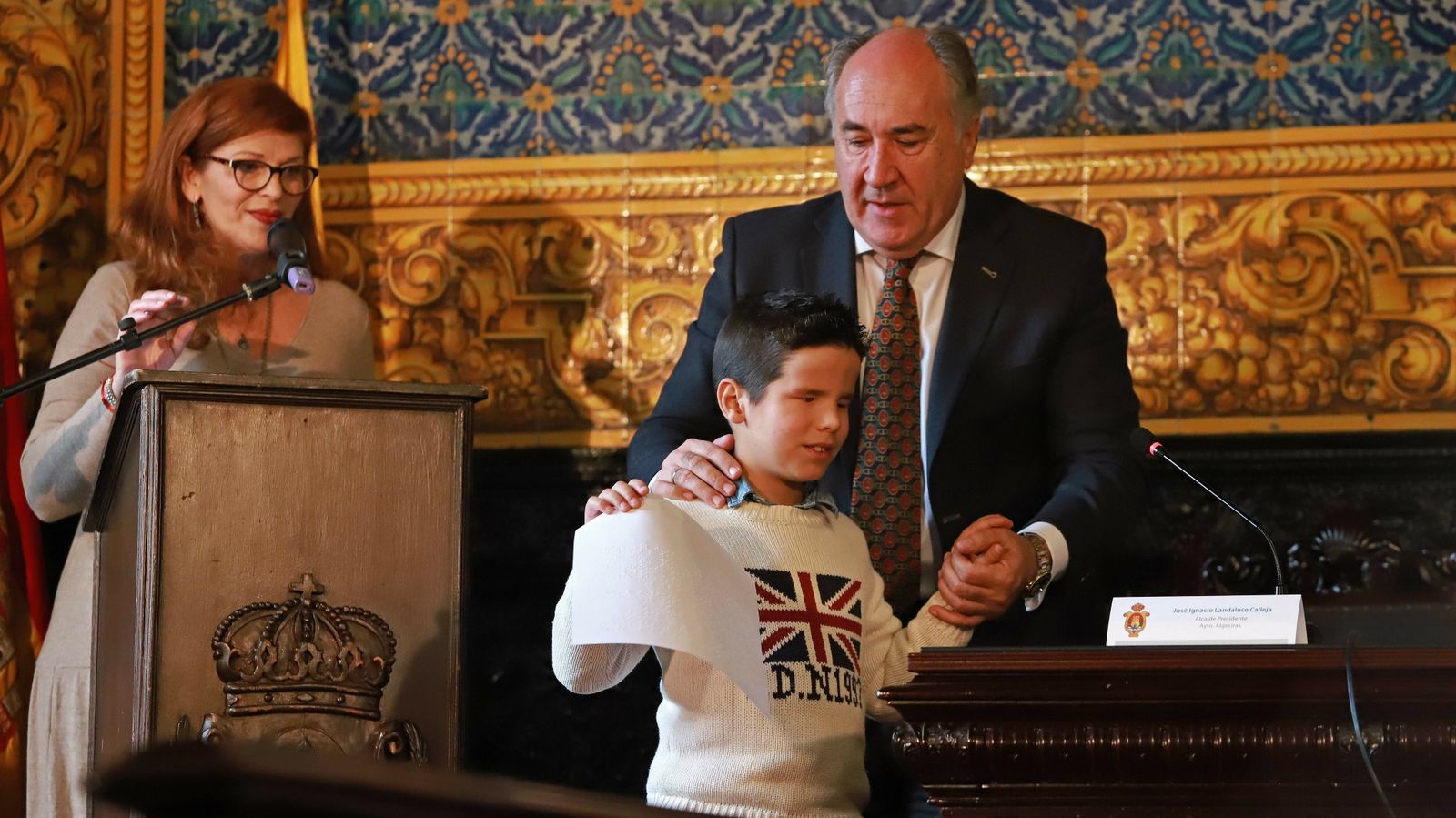 Pleno infantil en el Ayuntamiento de Algeciras