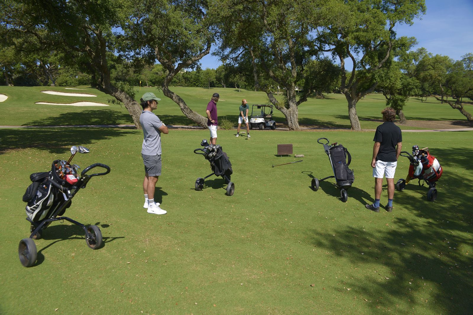 Fotos de la vuelta a la normalidad en los campos de golf de Sotogrande