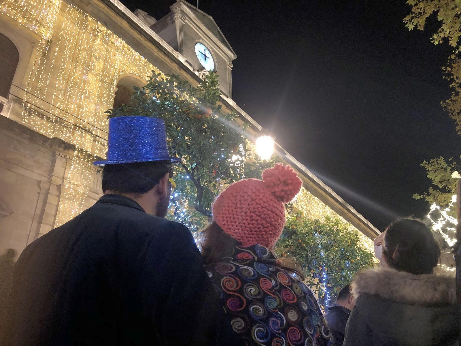 Las imágenes de la Nochevieja en Sevilla