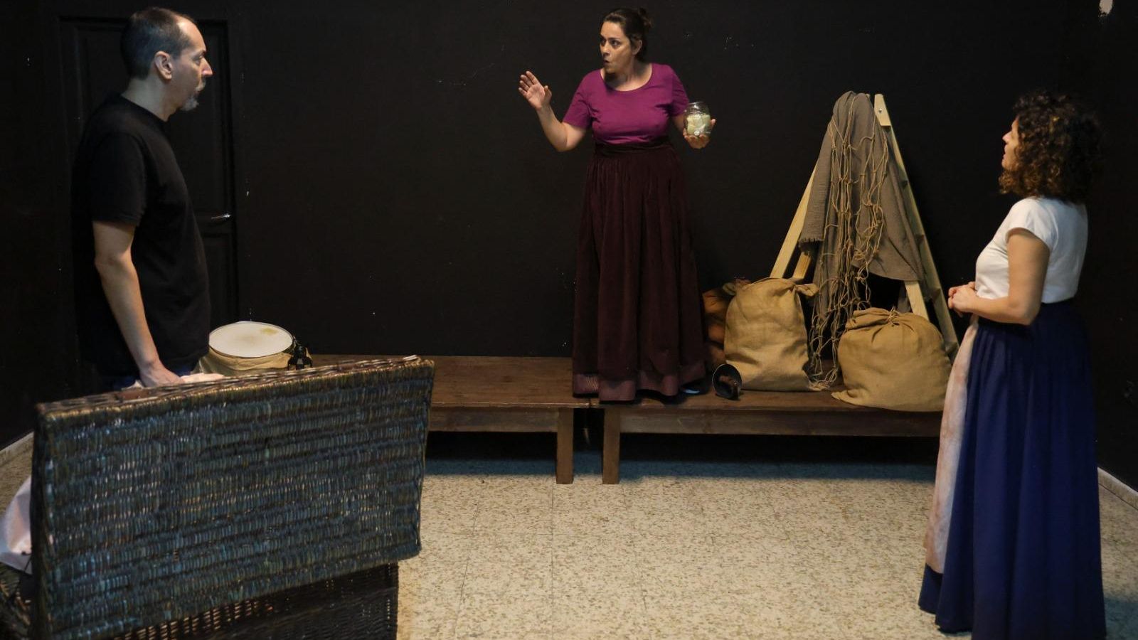 Josemi Rodríguez, Virginia Nölting y Macarena Pérez Bravo, en acción.