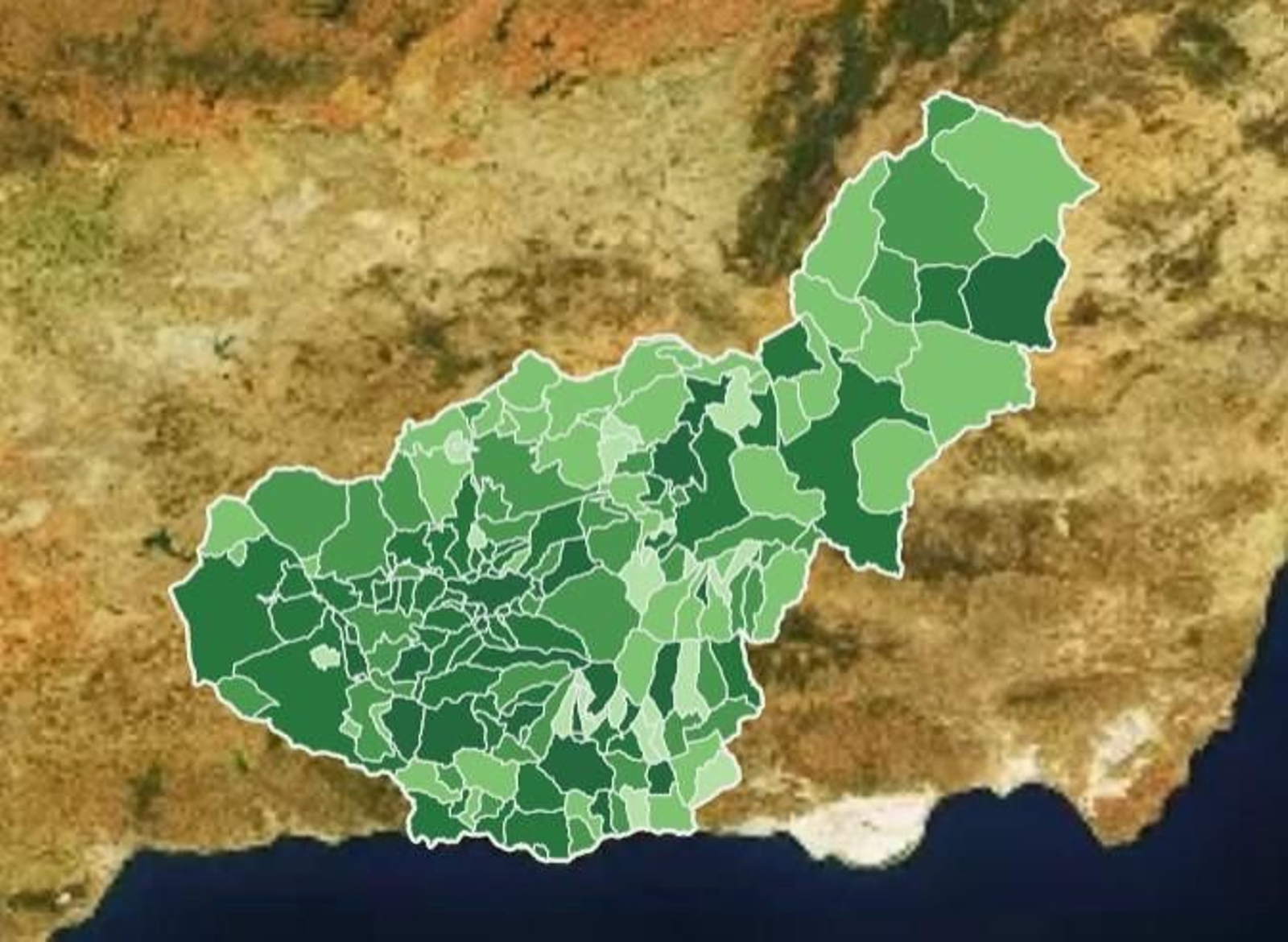 Los 23 municipios de Granada que llegan a Navidad por encima de la tasa 1.000 de coronavirus