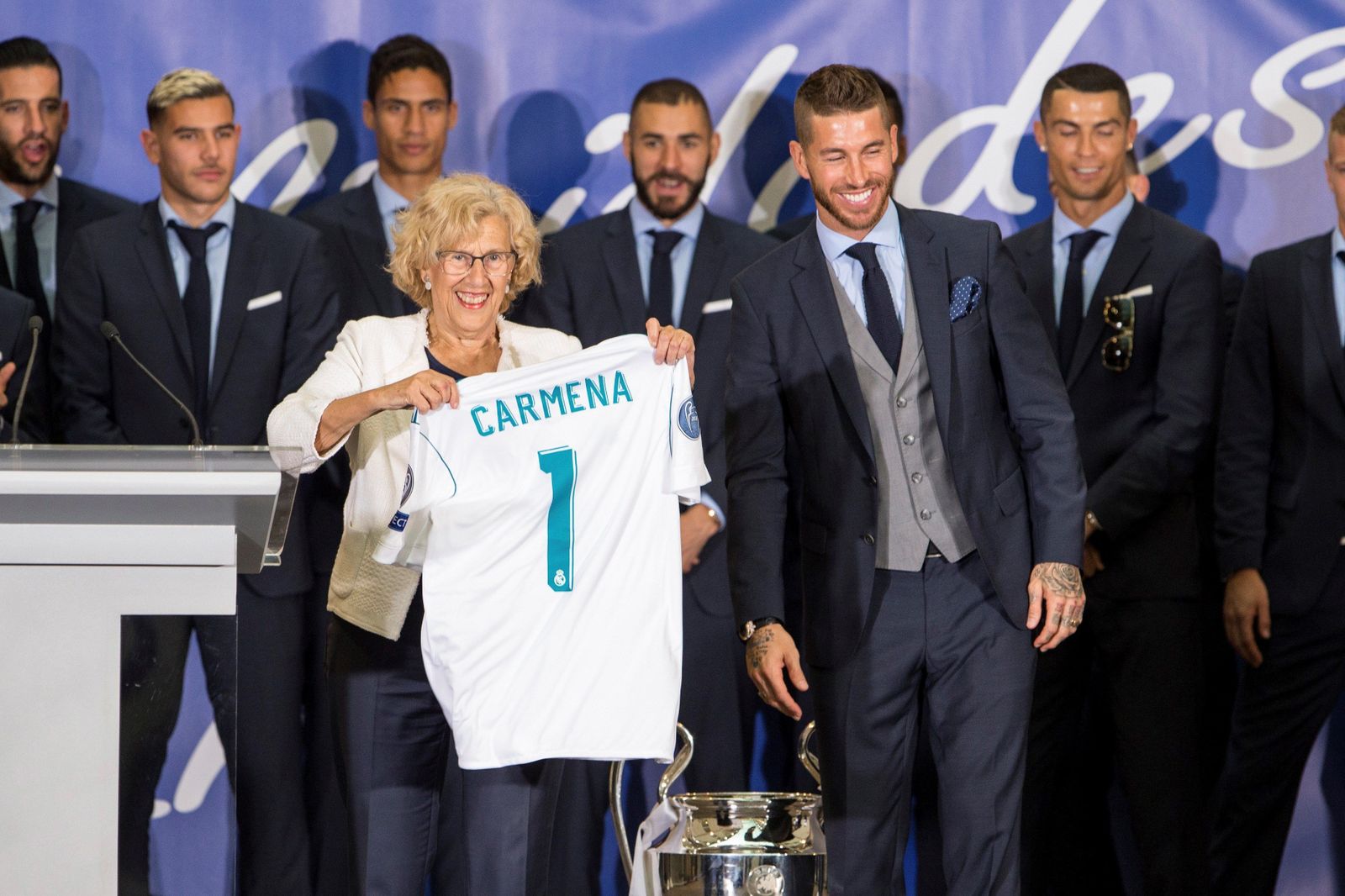El Real Madrid celebra su decimotercera Champions