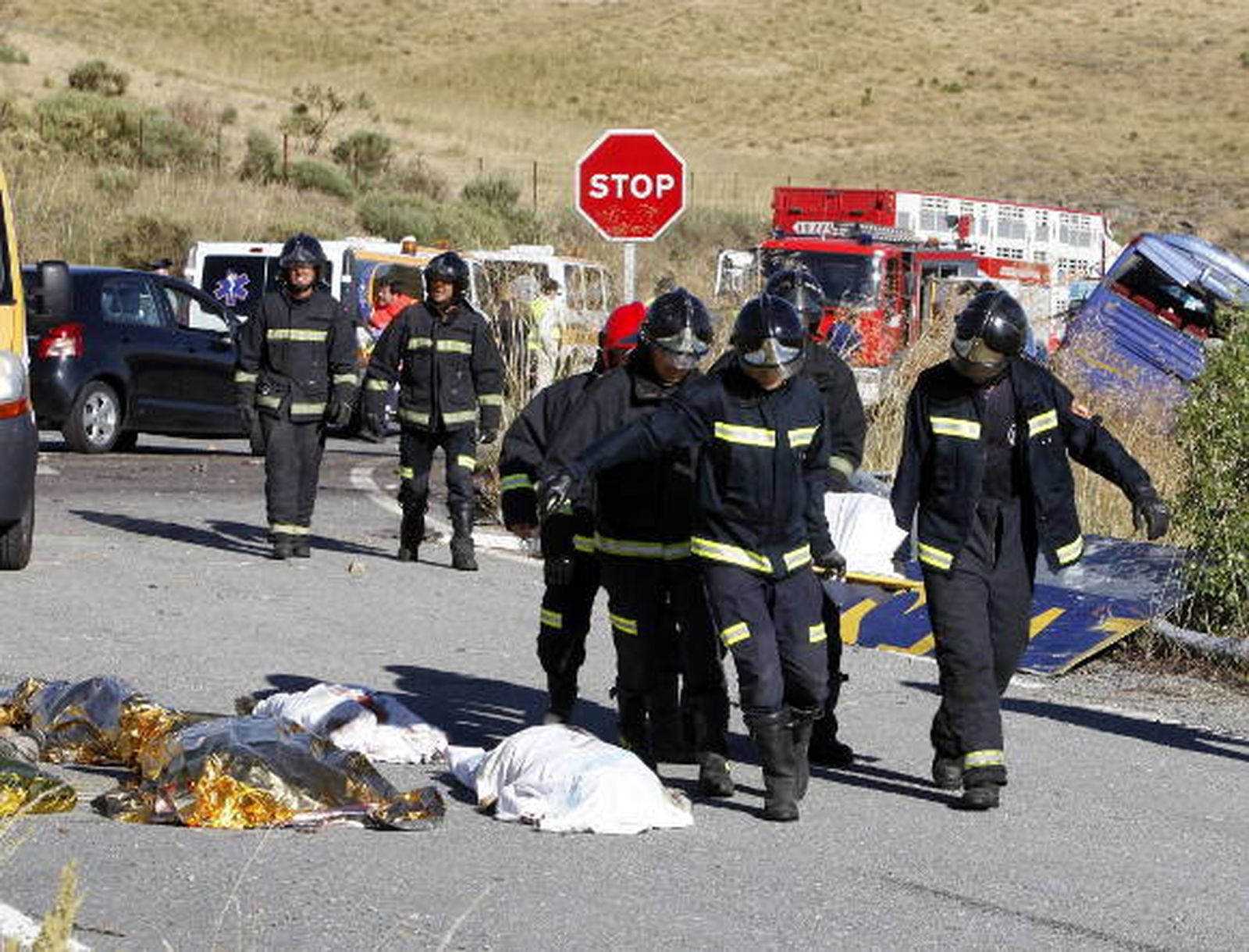 El conductor del autobús siniestrado en Ávila reconoce que se quedó dormido