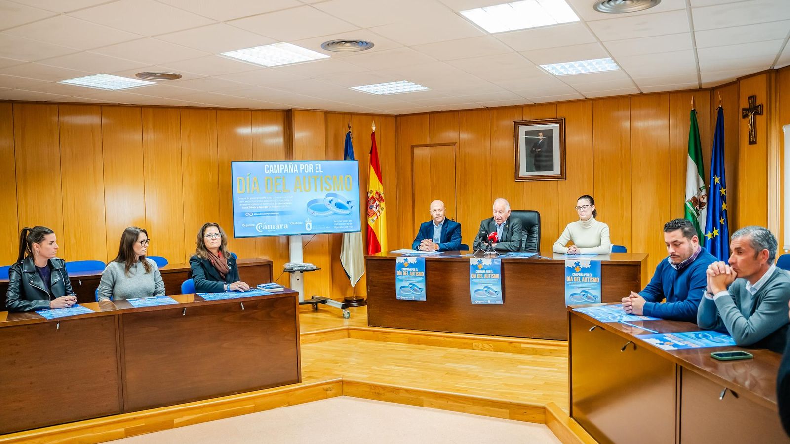 Miembros del equipo de Gobierno, en la puesta de largo de esta iniciativa.