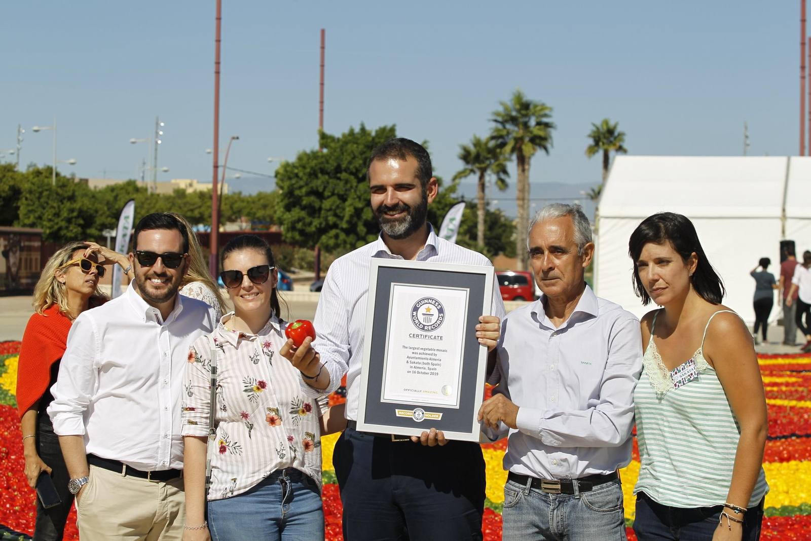 Fotogalería Récord Guinness Corazón Hortalizas Almería