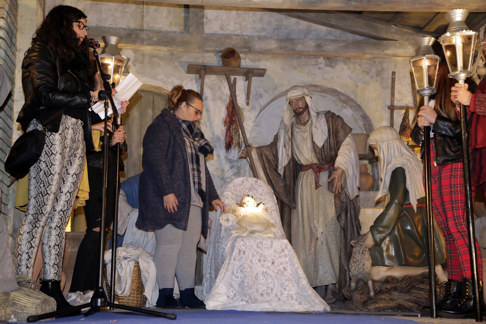 Procesión del Niño Jesús hacia el portal de Belén