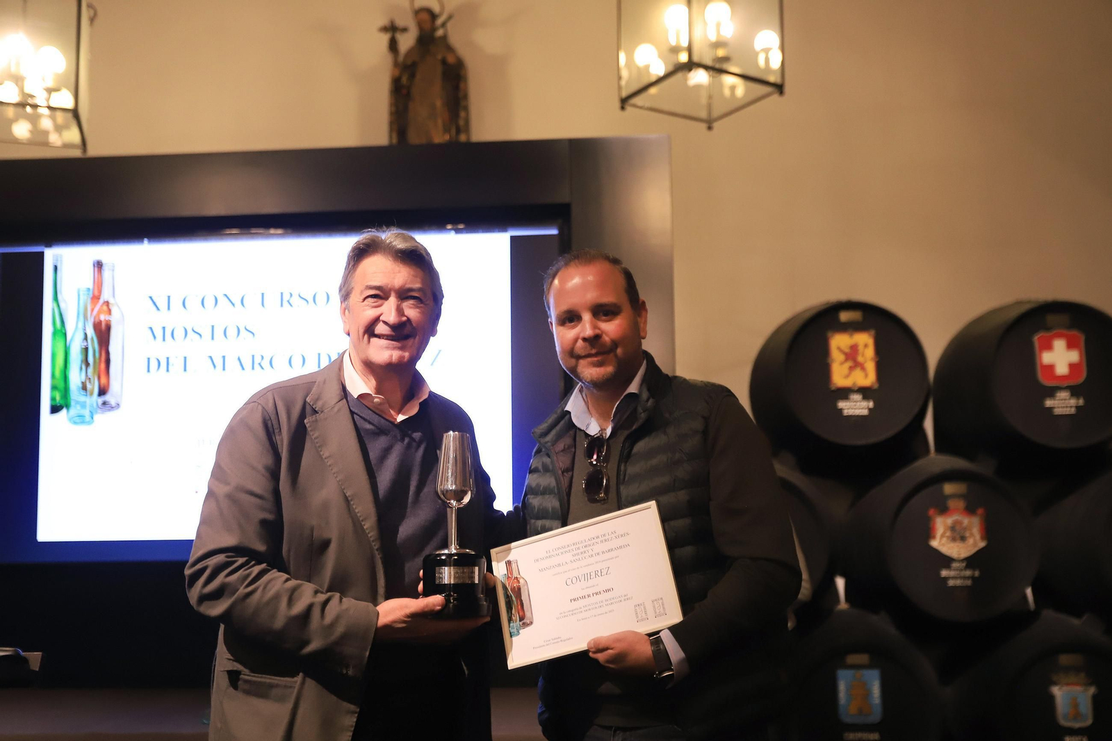 Imágenes de la entrega de premios del XI Concurso de Mostos del Marco de Jerez