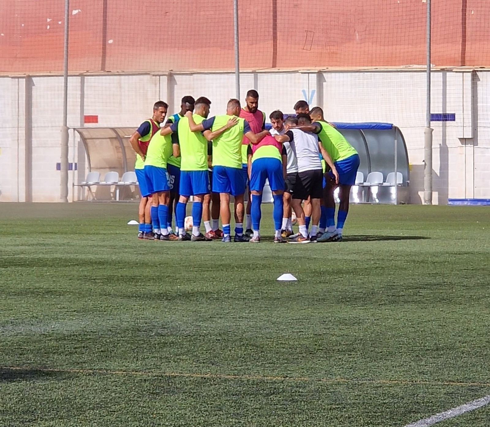 El Palo, antes de un partido.