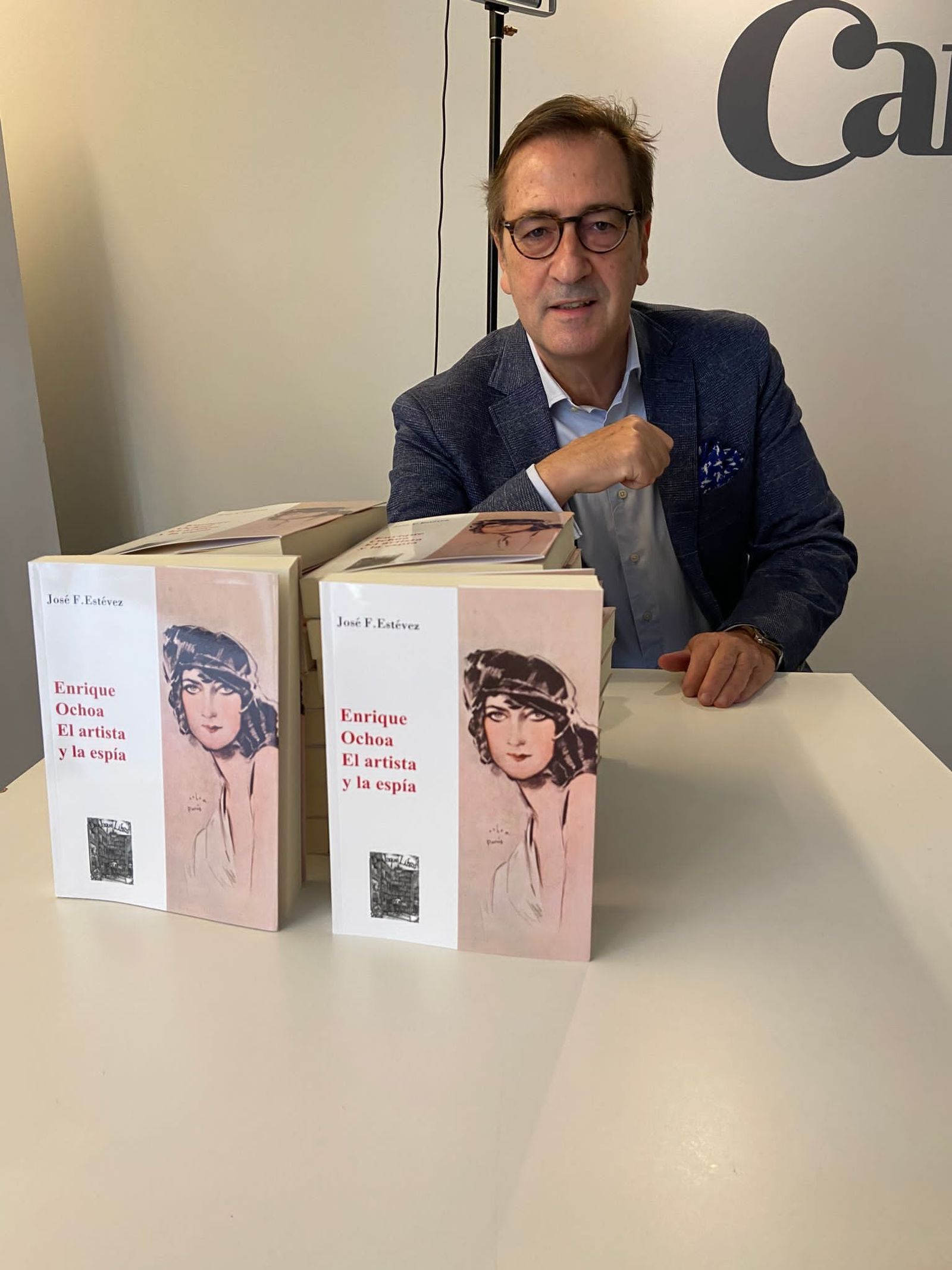 José F. Estévez, autor del libro sobre Enrique Ochoa que se presenta este jueves.