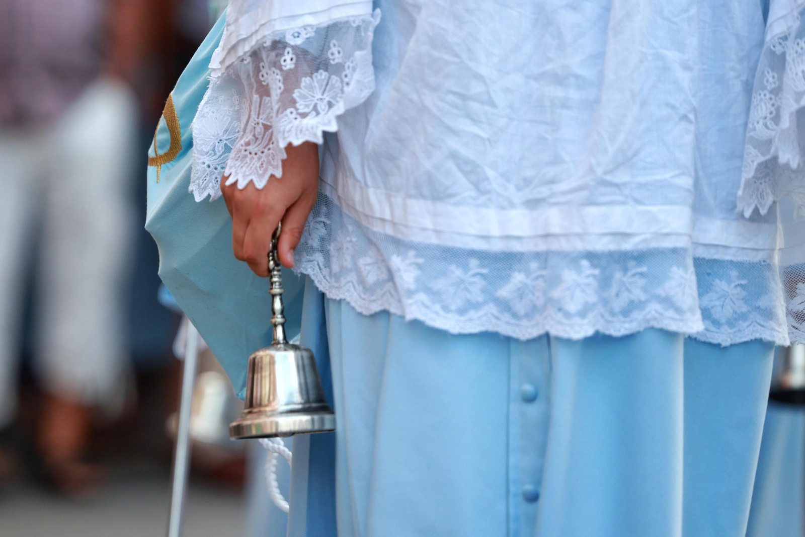 La procesión de la Virgen de los Milagros, en imágenes
