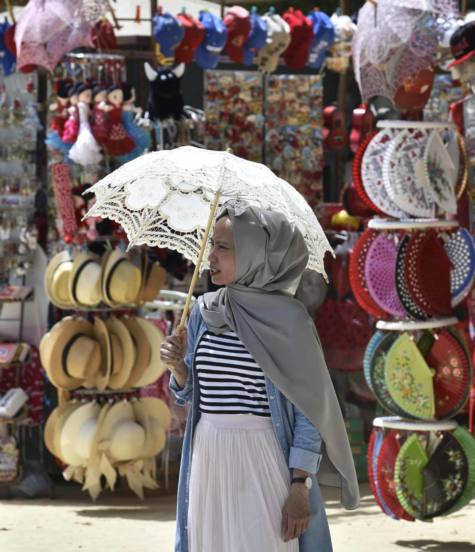 La ola de calor en Sevilla
